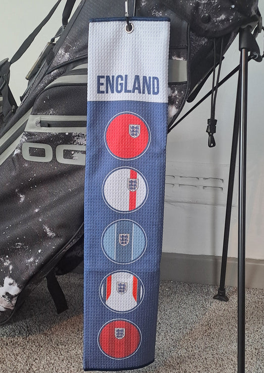 England Golf Towel