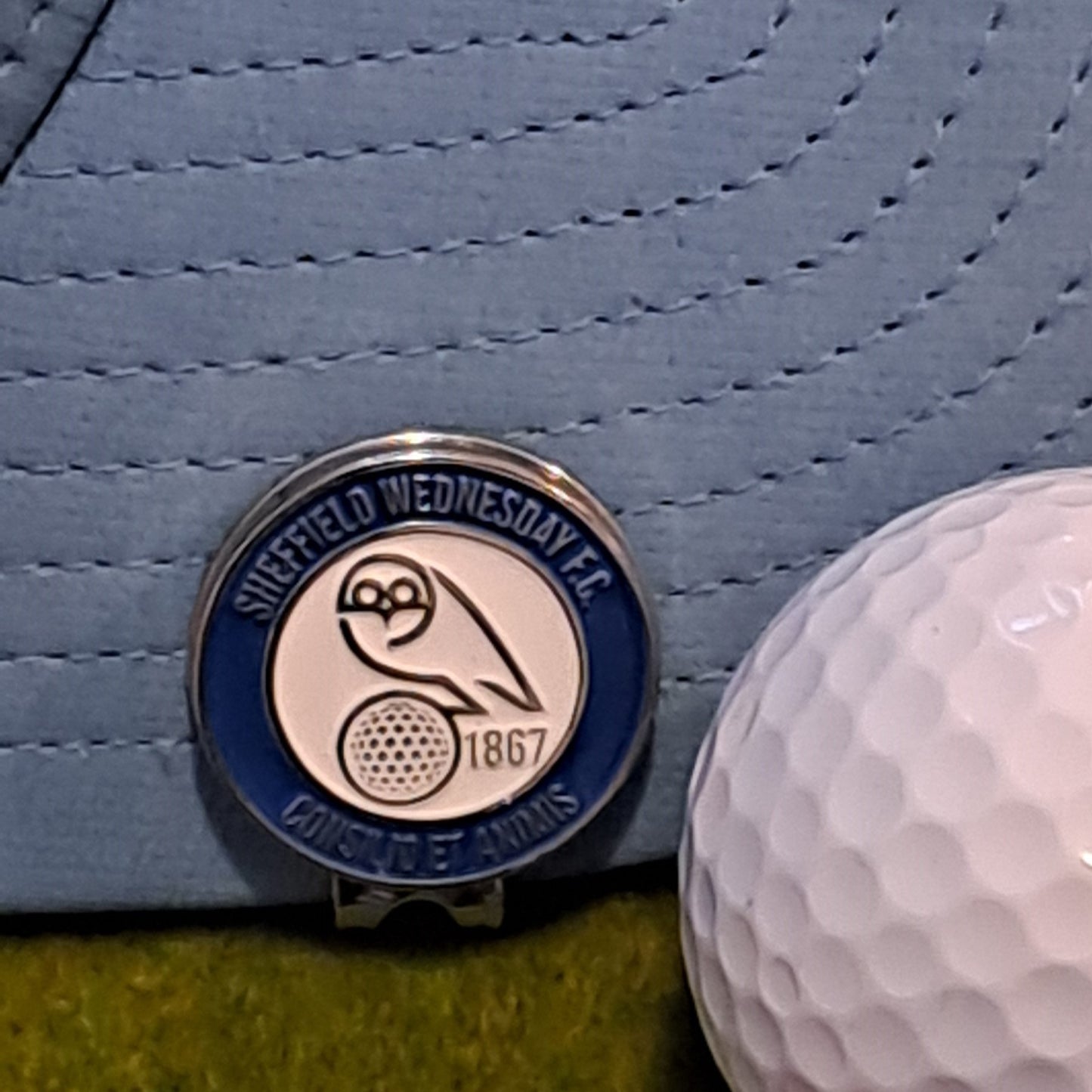 Sheffield Wednesday Golf Ball Marker with Pitch Mark Tool