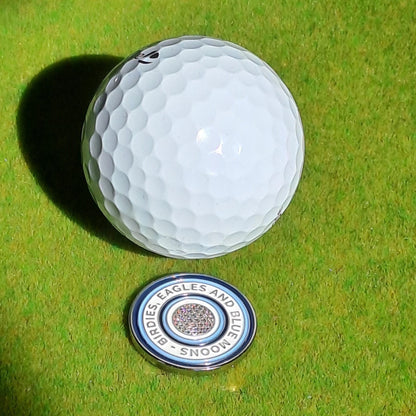 Manchester City Metal Ball Marker and Poker Chip Combo