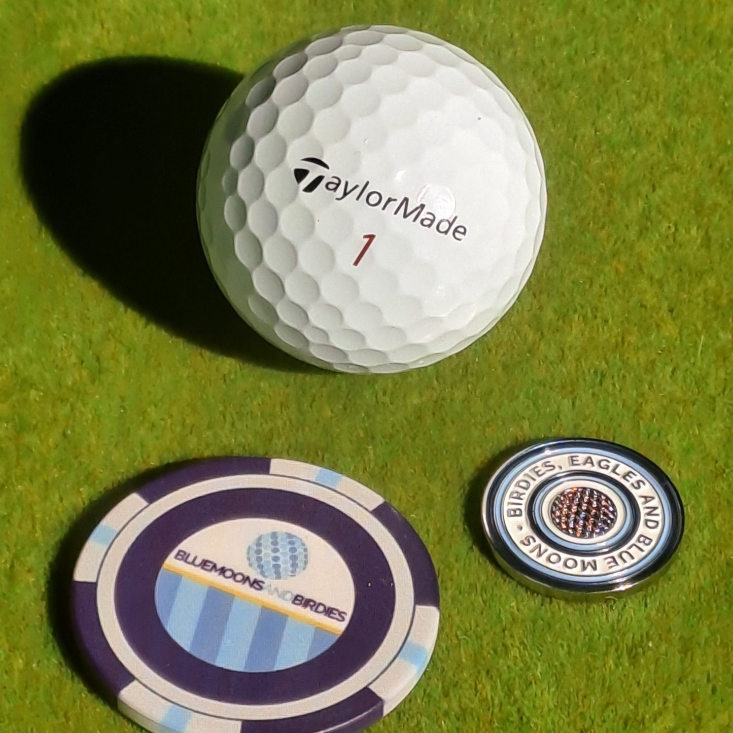 Manchester City Metal Ball Marker and Poker Chip Combo