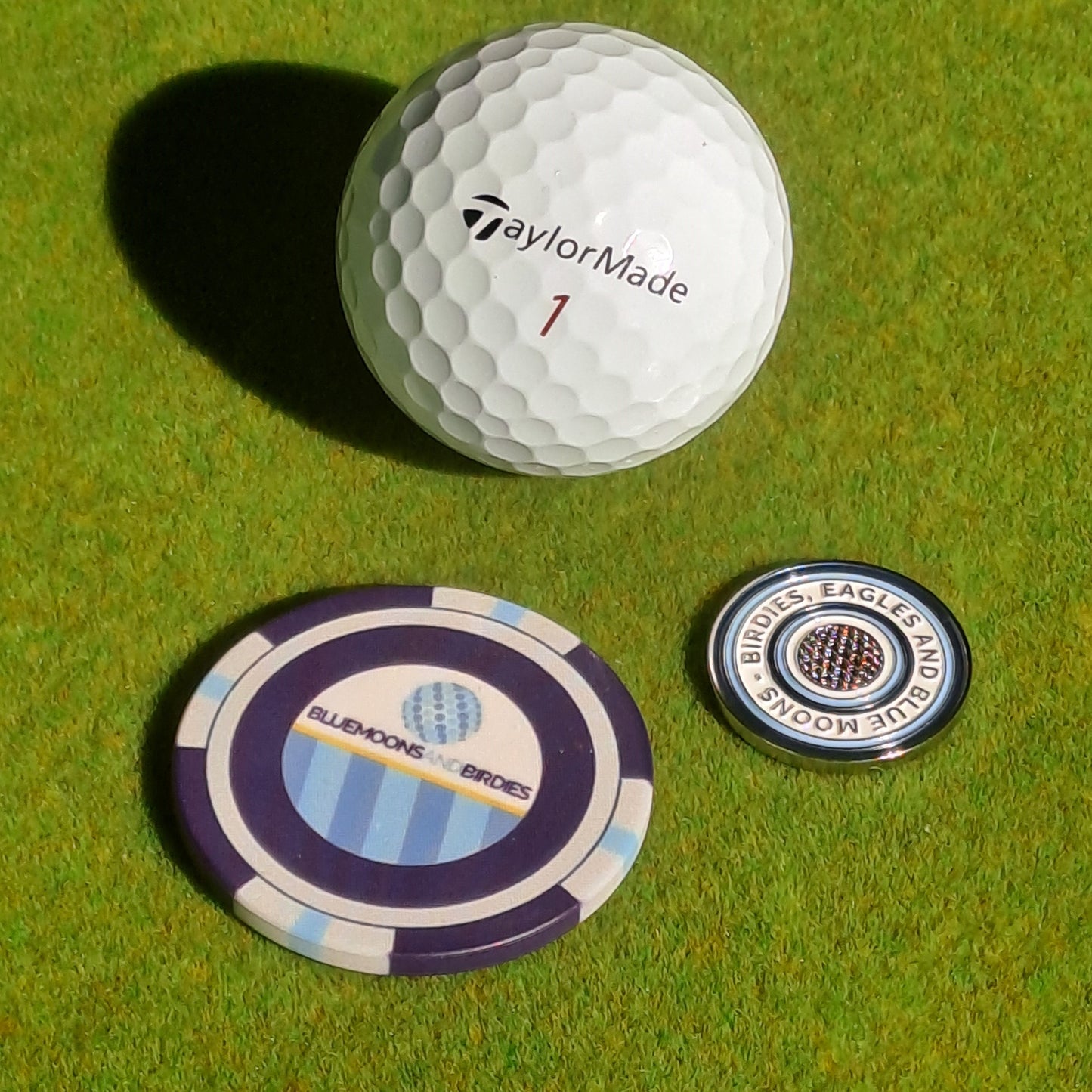 Manchester City Poker Chip Golf Ball Marker