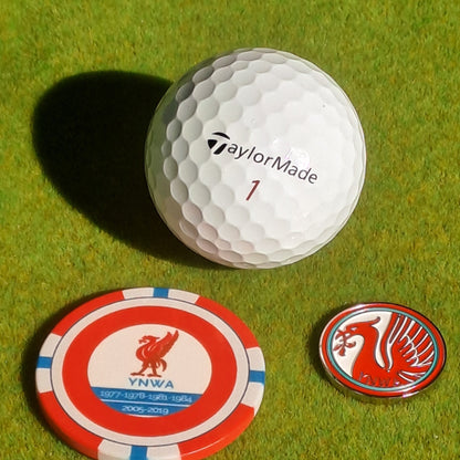 Liverpool Poker Chip Golf Ball Marker