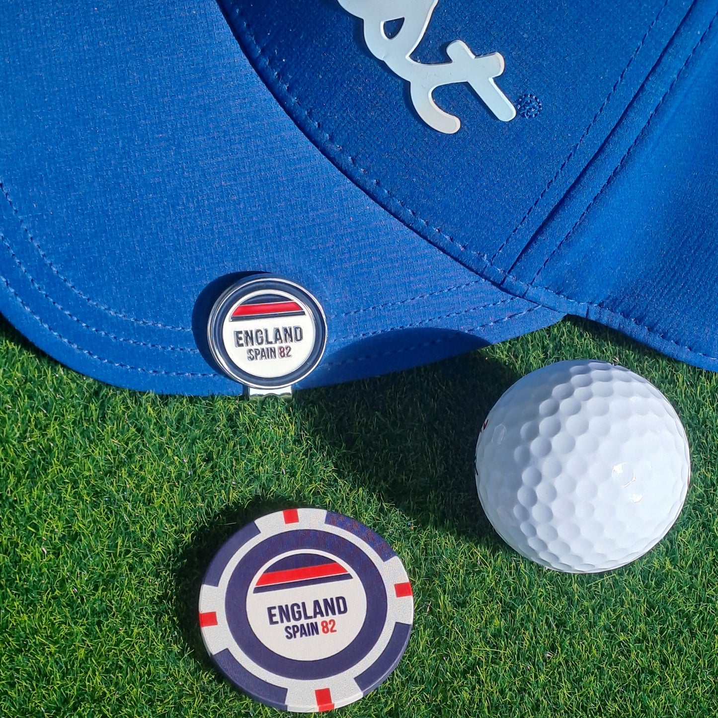 England Golf Ball Marker and Cap Clip