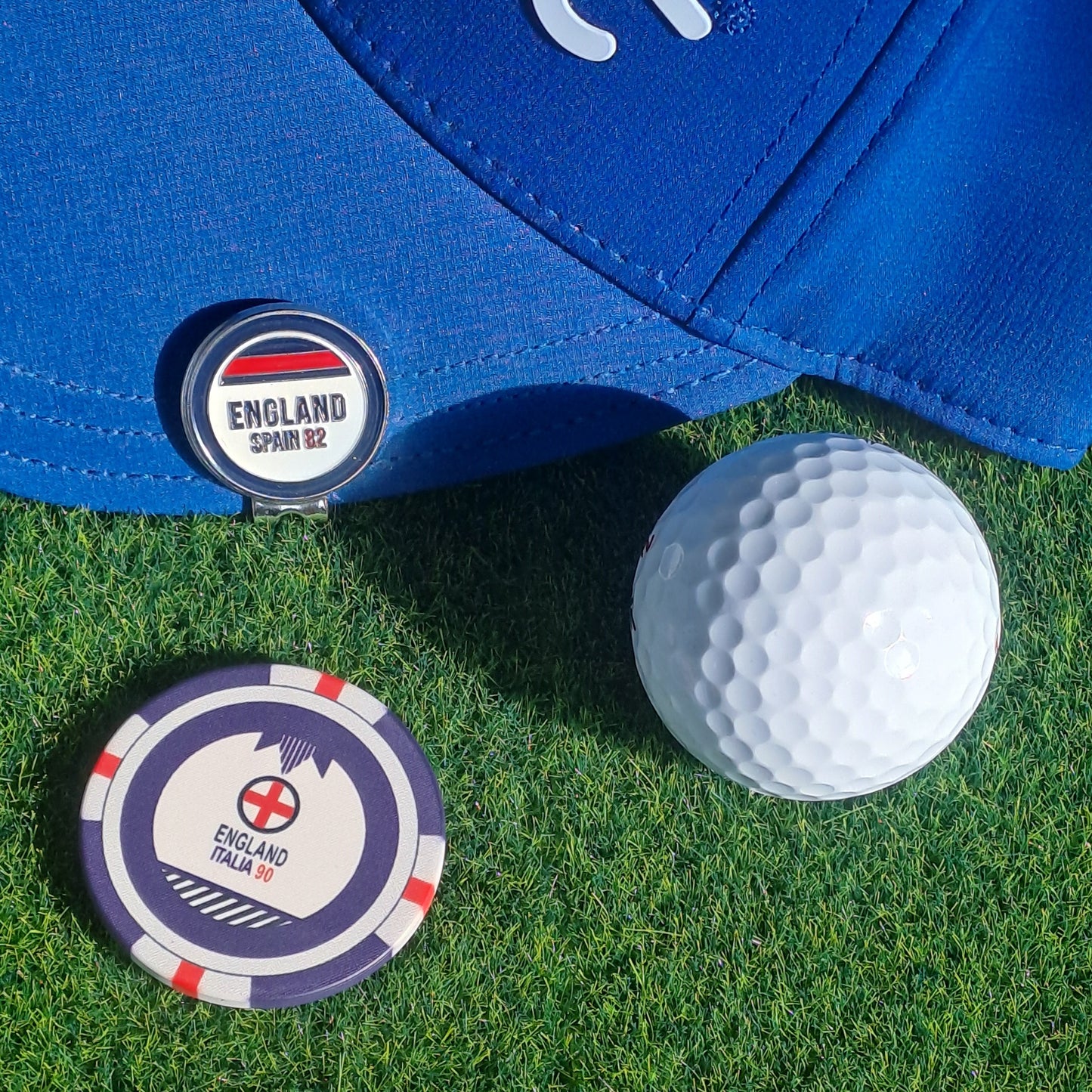 England Golf Ball Marker and Cap Clip