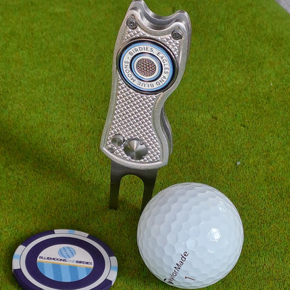 Manchester City Golf Ball Marker with Pitch Mark Repair Tool