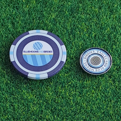 Manchester City Metal Ball Marker and Poker Chip Combo