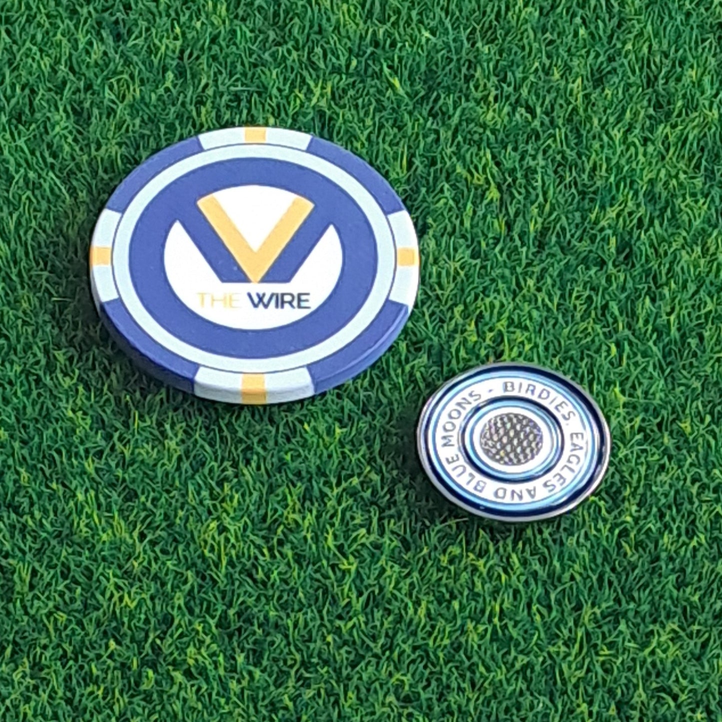 Manchester City Metal Ball Marker and Poker Chip Combo