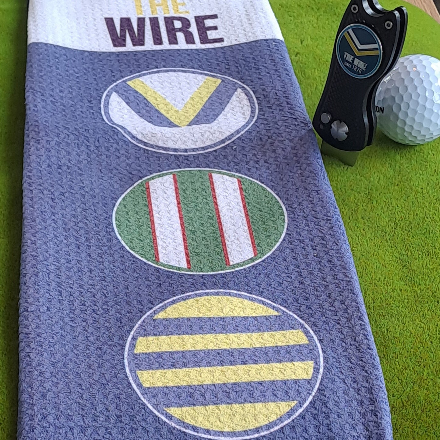 Warrington- Towel, Pitch Mark Tool and Metal Ball Marker