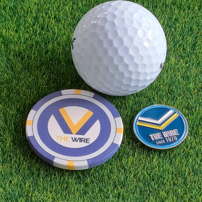 Warrington RL Poker Chip Golf Ball Marker