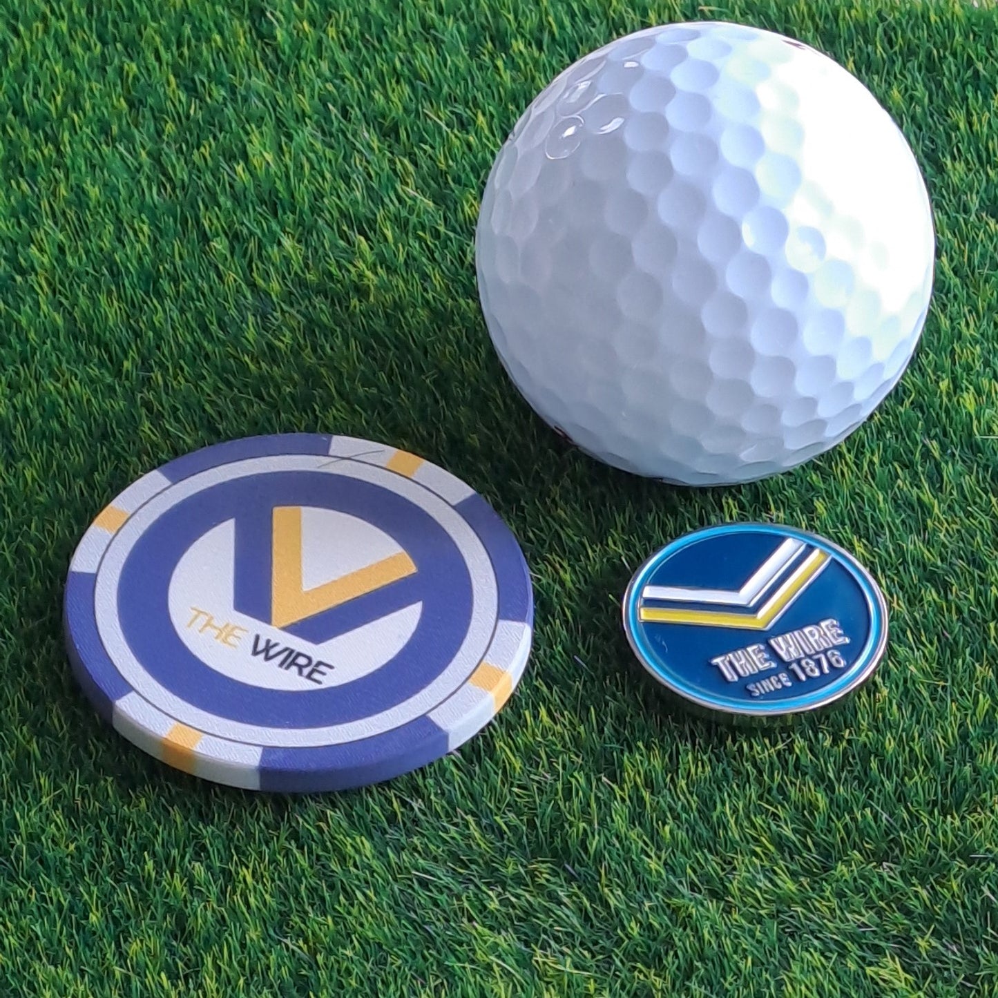 Warrington Metal Ball Marker and Poker Chip