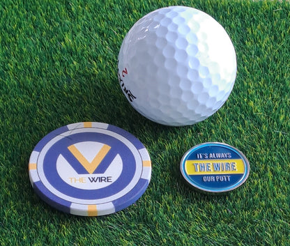 Warrington RL Poker Chip Golf Ball Marker