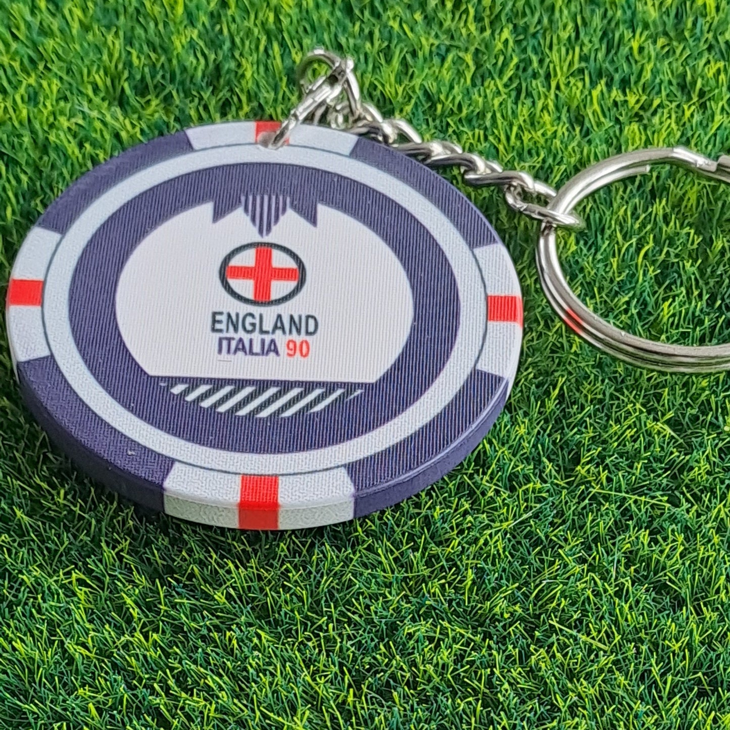 Poker Chip Key Ring (Small Clasp)