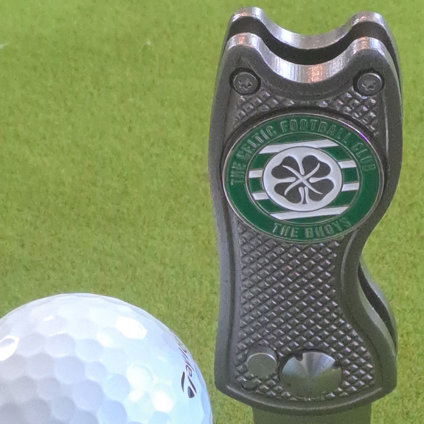 Celtic Metal Golf Ball Marker and Pitch Mark Repair Tool