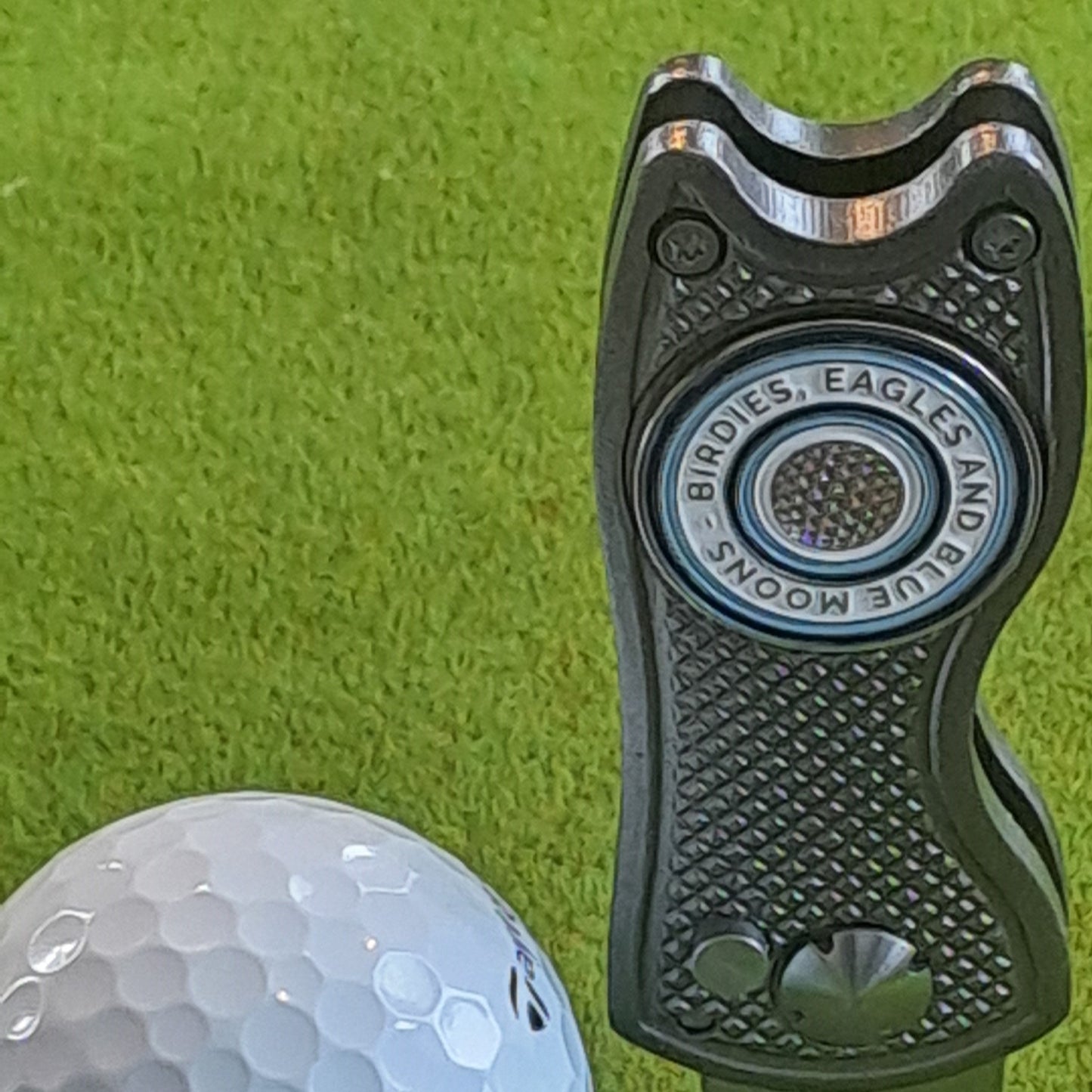 Manchester City Golf Ball Marker with Pitch Mark Repair Tool