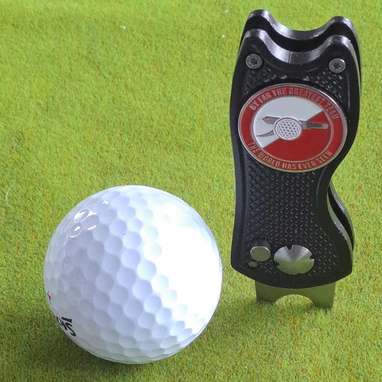 Arsenal Metal Golf Ball Marker and Pitch Mark Repair Tool