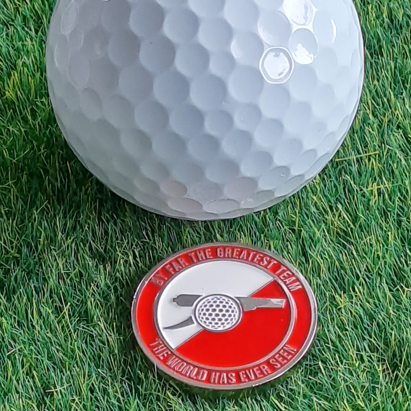 Arsenal - Pitch Mark Repair Tool, Cap Clip and 2 Metal Ball Markers