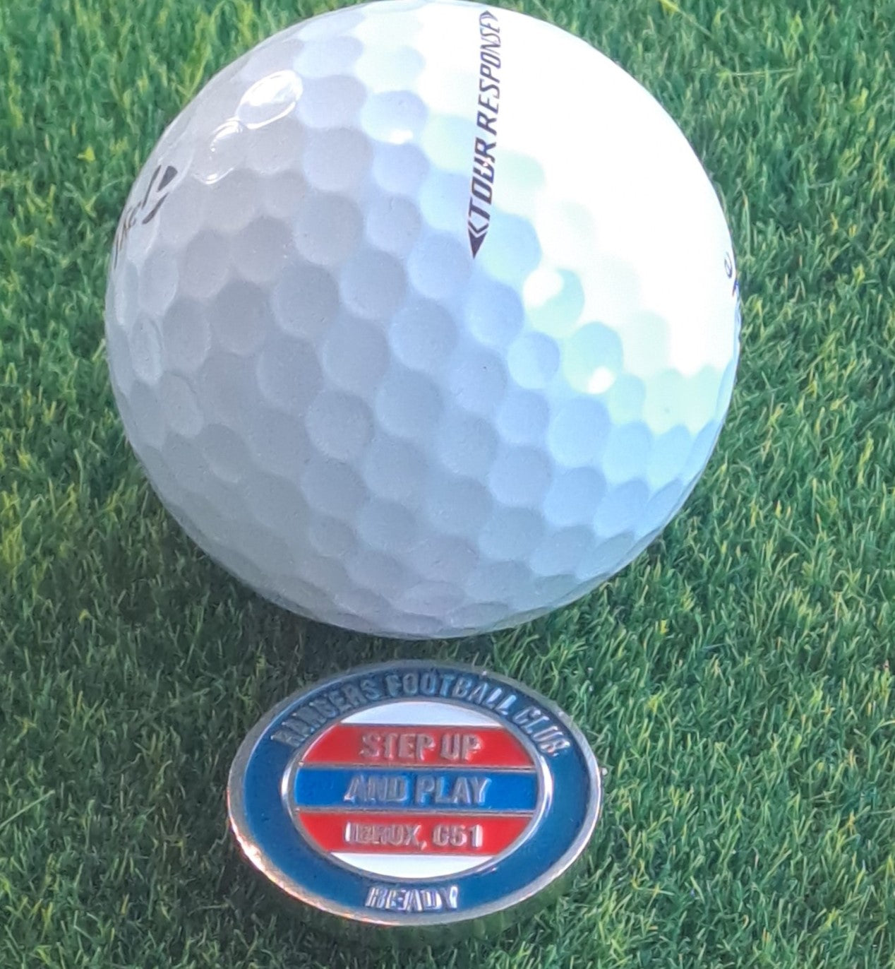 Glasgow Rangers - Pitch Mark Repair Tool, Cap Clip and 2 Metal Ball Markers