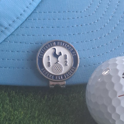 Tottenham Hotspur Metal Golf Ball Marker with Cap Clip