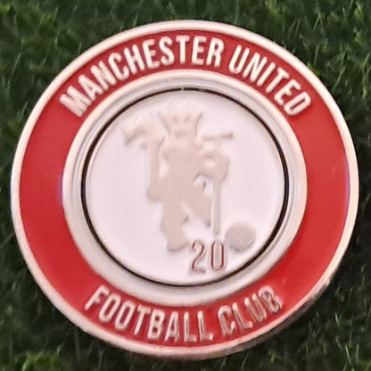 Manchester United Golf Ball Marker with Pitch Mark Repair Tool