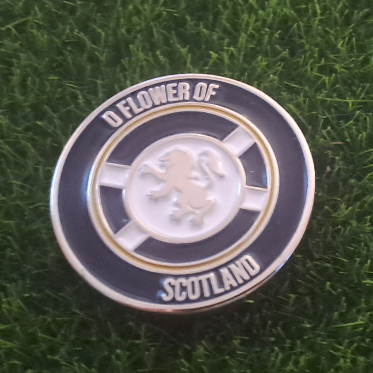 Scotland Football Golf Ball Marker