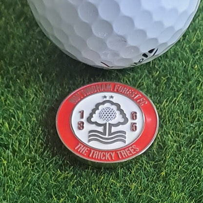 Nottingham Forest Metal Golf Ball Marker