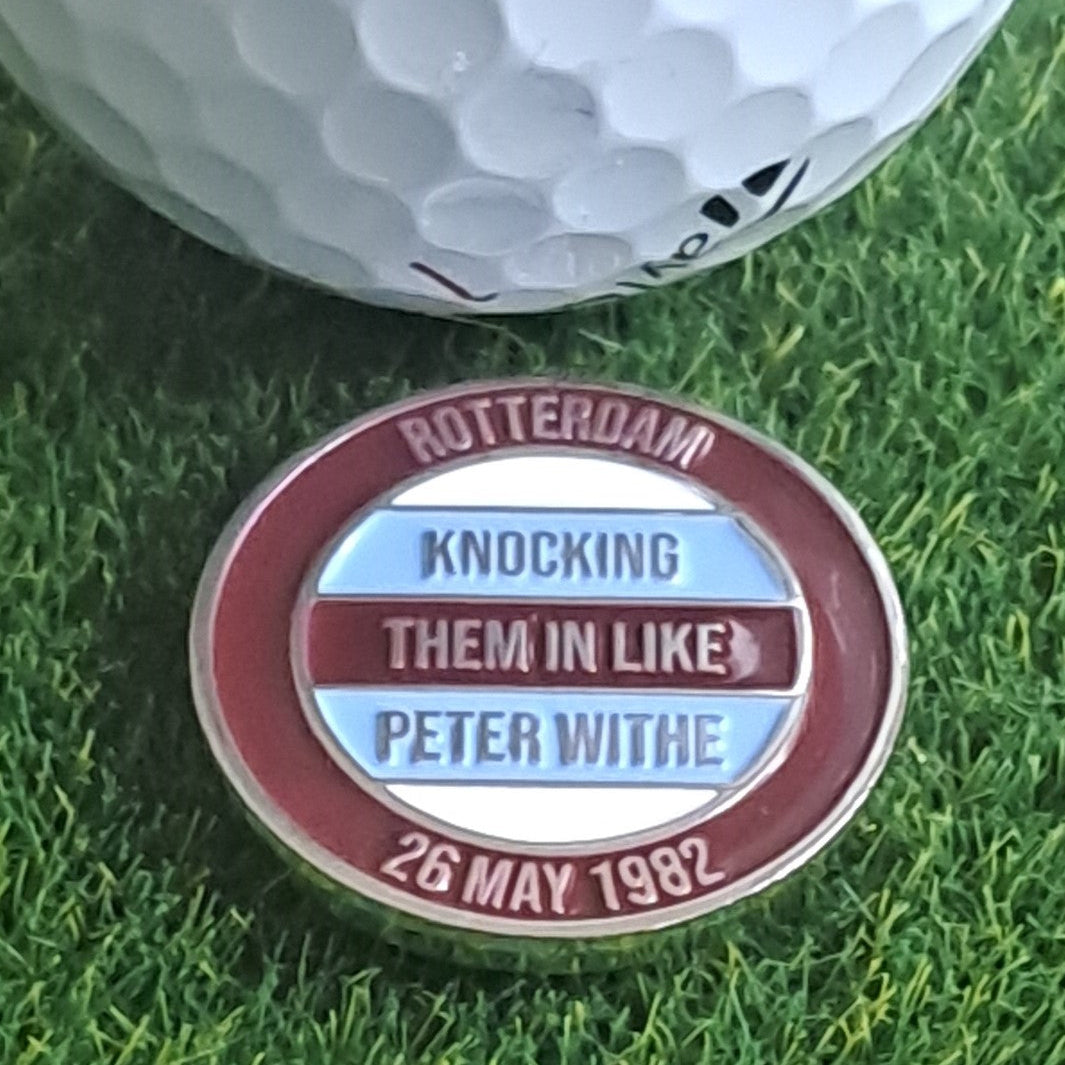 Aston Villa Golf Ball Marker with Pitch Mark Tool