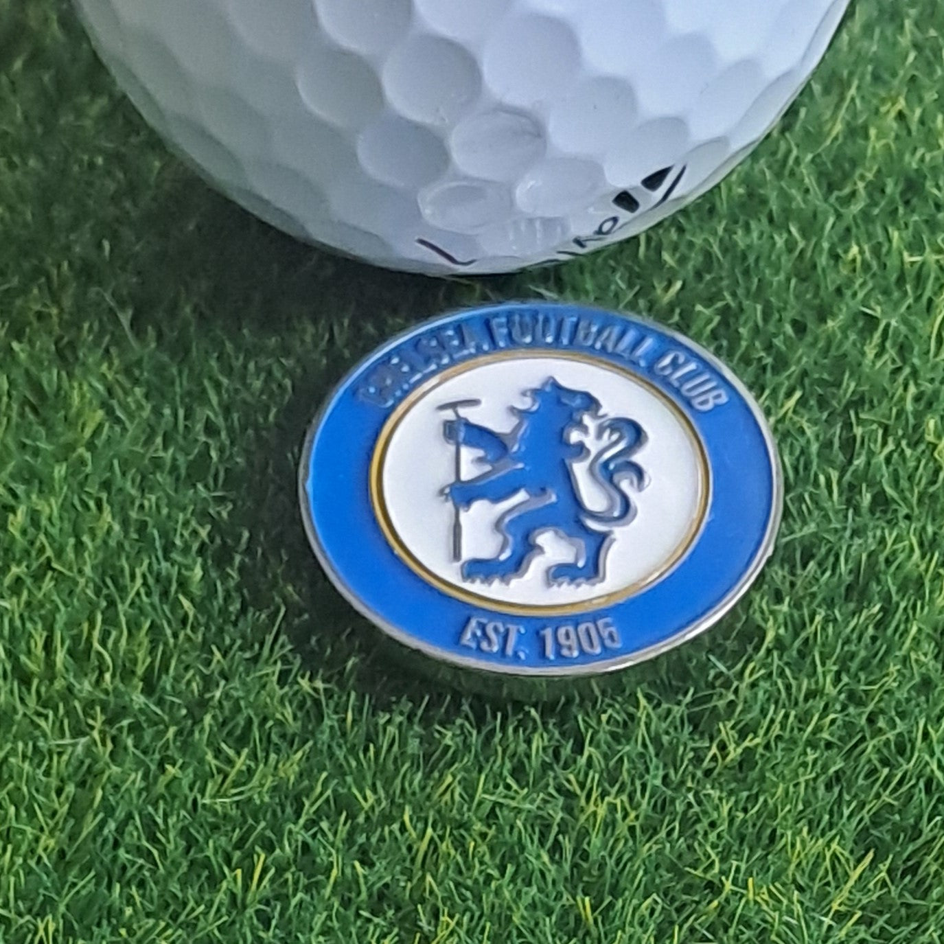 Chelsea Metal Golf Ball Marker with Pitch Mark Tool