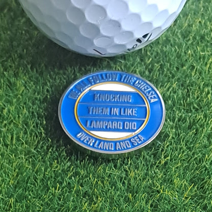 Chelsea Metal Golf Ball Marker with Pitch Mark Tool