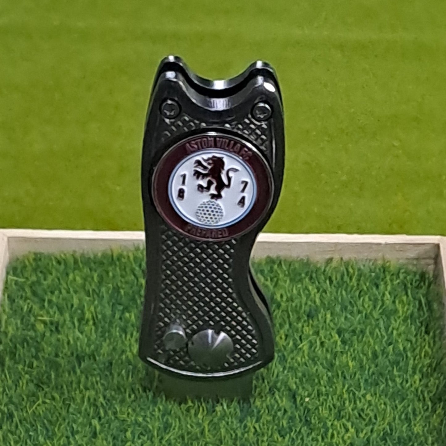 Aston Villa Golf Ball Marker with Pitch Mark Tool