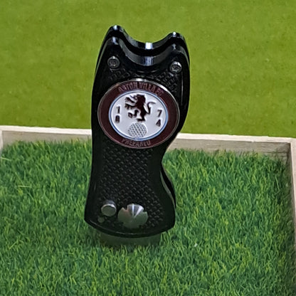 Aston Villa Golf Ball Marker with Pitch Mark Tool