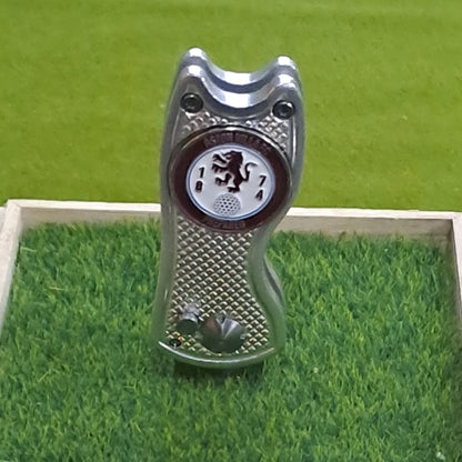 Aston Villa Golf Ball Marker with Pitch Mark Tool