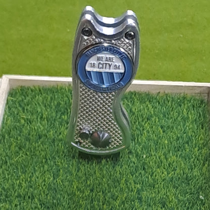 Manchester City Golf Ball Marker with Pitch Mark Repair Tool