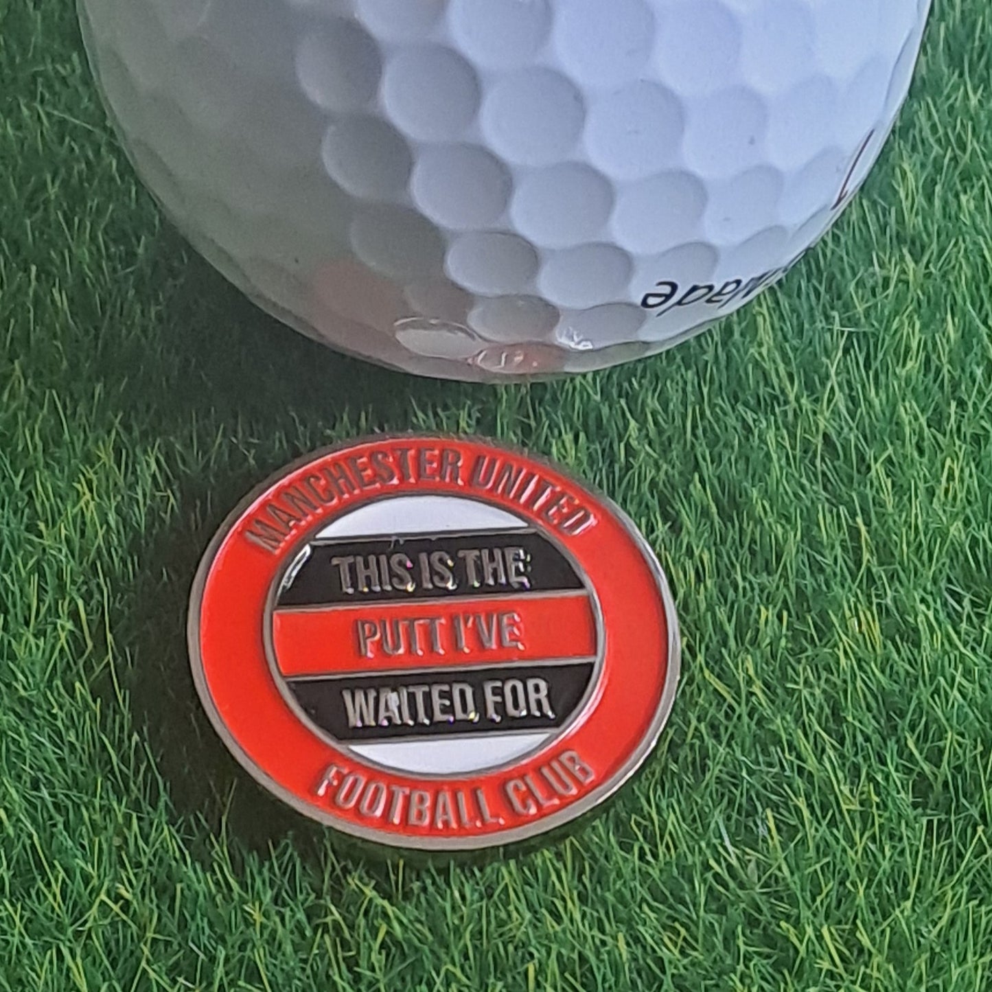 Manchester United Poker Chip Golf Ball Marker