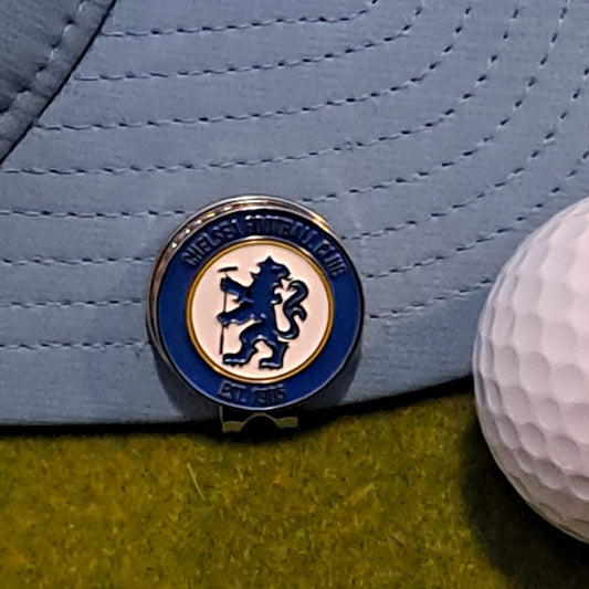 Chelsea Metal Golf Ball Marker with Cap Clip