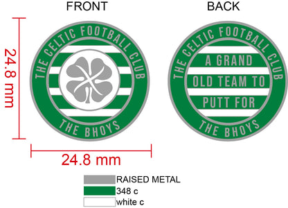 Celtic Metal Golf Ball Marker and Pitch Mark Repair Tool