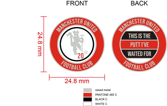 Manchester United Golf Ball Marker New (pre-sale)