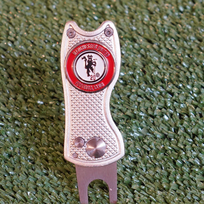 Manchester United Golf Ball Marker with Pitch Mark Repair Tool