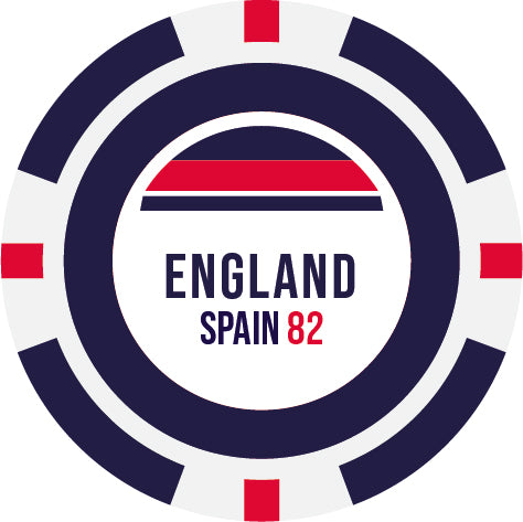 England Poker Chip Golf Ball Marker (Spain 82)