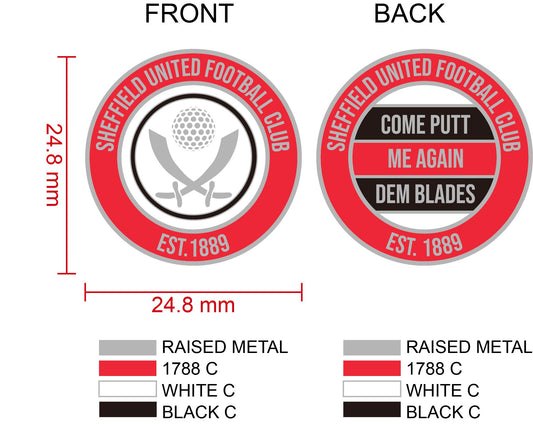 Sheffield United Golf Ball Marker (pre-sale)